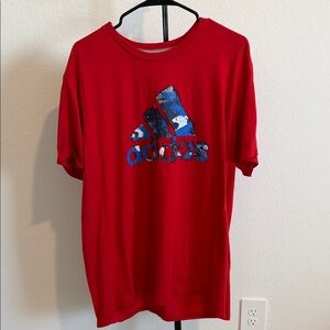 🌿 Adidas Red Performance Tee